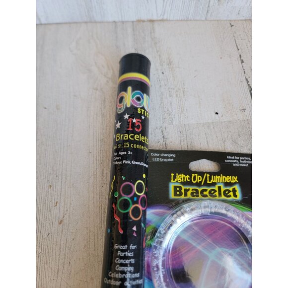 Glow dark bracelet stick set NEW accessory unique - Picture 4 of 9